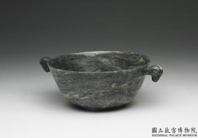 图片[3]-Jade bowl with two ram’s head handles, Muslim border regions-China Archive